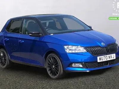 Used Skoda Fabia Monte Carlo 110 HP (80 kW) 2020 Blue Hatchback