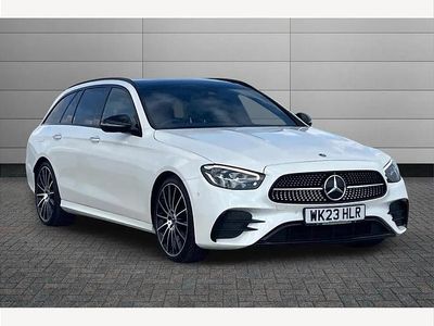 Used Mercedes E200 AMG line 196 HP (144 kW) 2023 White Estate