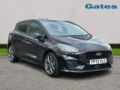 Begagnad Ford Fiesta ST-Line 125 HK (91 kW) 2023 Svart Halvkombi