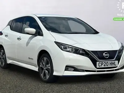 Used Nissan Leaf Tekna 160 kW (218 HP) 2020 White Hatchback
