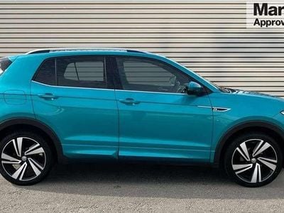 Used VW T-Cross R-line 115 HP (84 kW) 2019 Turquoise SUV