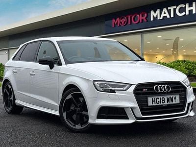 Used Audi S3 Sportback Black Edition 2018 White Hatchback