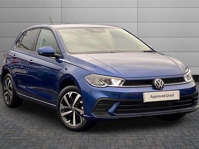 Novo VW Polo Match 95 HP (69 kW) 2025 Azul Citadino