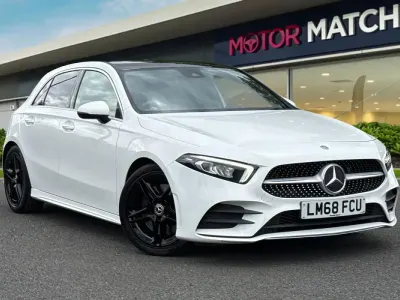 Usado Mercedes A250 AMG line 2018 Branco Citadino