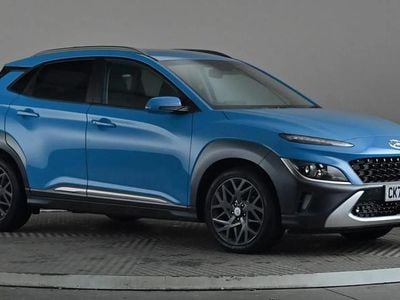Blue Used 2022 Hyundai Kona Premium SUV | £16,798 (Fair price)