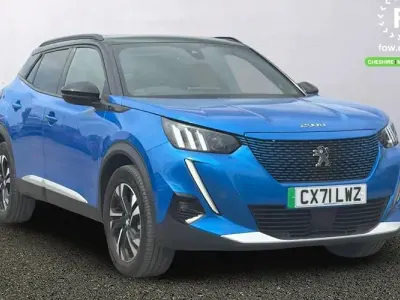 Used Peugeot e-2008 GTi 100 kW (136 HP) 2021 Blue SUV