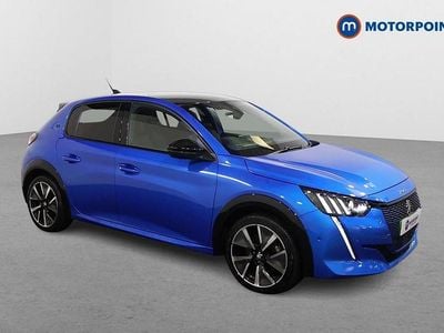 Used Peugeot e-208 GTi 100 kW (136 HP) 2021 Blue Hatchback