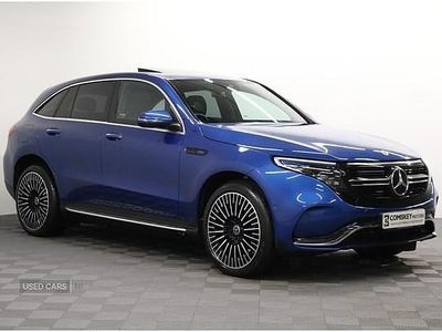 Used Mercedes EQC400 AMG Line Premium 300 kW (408 HP) 2023 Blue SUV