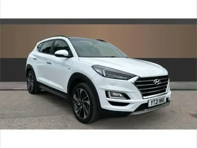 Used Hyundai Tucson Premium SE 186 HP (136 kW) 2021 White SUV
