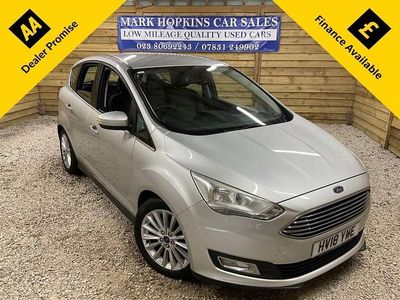 Used Ford C-MAX Titanium 125 HP (91 kW) 2018 Silver MPV