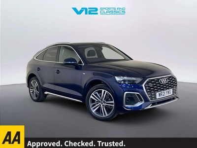 Used Audi Q5 S-Line 265 HP (194 kW) 2021 Blue SUV
