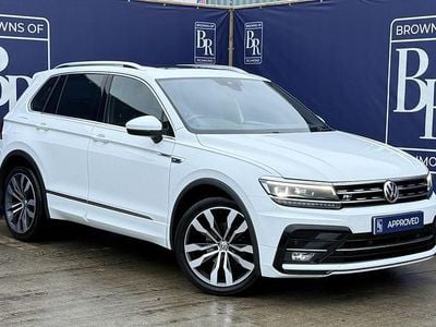 White Used 2018 VW Tiguan R-line SUV | £15,799 (Good price)