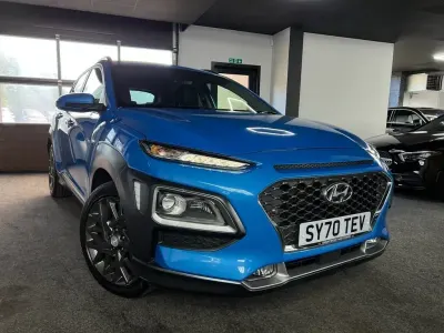 Second-hand Hyundai Kona Premium SE 141 CP (103 kW) 2020 Albastru SUV