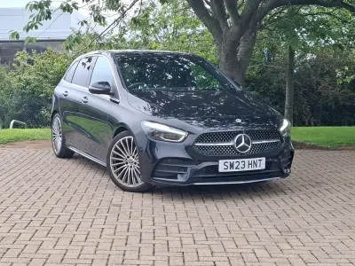 Used Mercedes B200 AMG Line Premium Plus 150 HP (110 kW) 2023 Black Hatchback