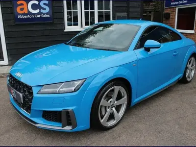 Used Audi TT S-Line 245 HP (180 kW) 2019 Blue Coupe