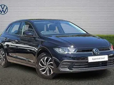 Used VW Polo Life 95 HP (69 kW) 2023 Black Hatchback