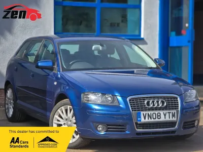 Used Audi A3 Sport 2008 Blue Hatchback