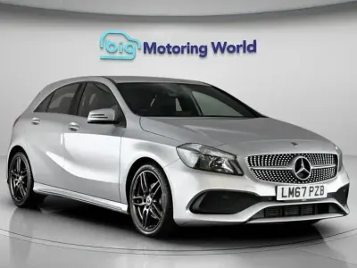 Used Mercedes A180 AMG line 109 HP (80 kW) 2017 Silver Hatchback