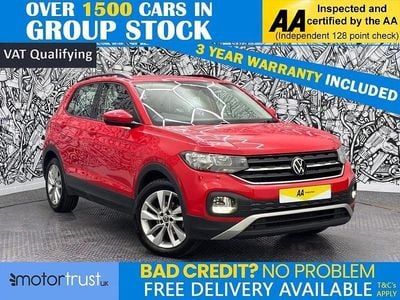 Used VW T-Cross SE 110 HP (80 kW) 2021 Red SUV