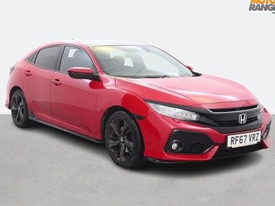 Red Used 2017 Honda Civic Sport Plus Hatchback | £14,695 (Fair price)