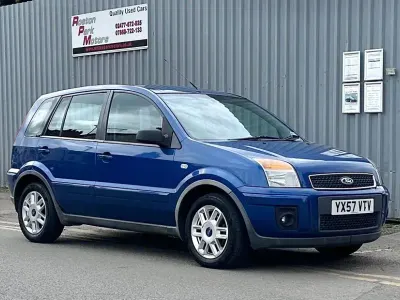 Used Ford Fusion Zetec 101 HP (74 kW) 2007 Blue Hatchback