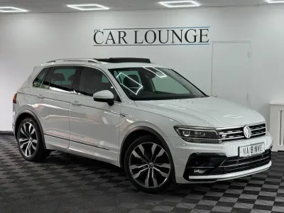 Used VW Tiguan R-line 150 HP (110 kW) 2018 White SUV
