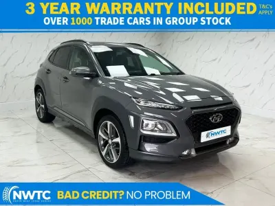 Used Hyundai Kona Premium 120 HP (88 kW) 2019 Grey SUV