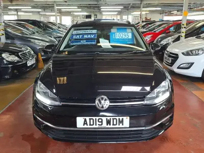 Used VW Golf VII Match 150 HP (110 kW) 2019 Black Estate