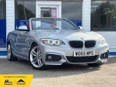 Silver Used 2015 BMW 220 M Sport Cabriolet | £9,775 (Fair price)