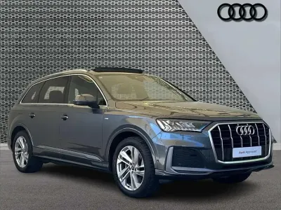 Usado Audi Q7 S-Line 228 CV (167 kW) 2020 Gris SUV