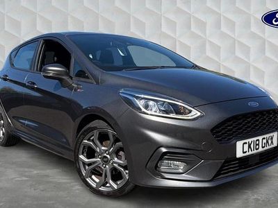 Begagnad Ford Fiesta ST-Line 100 HK (73 kW) 2018 Grå Halvkombi