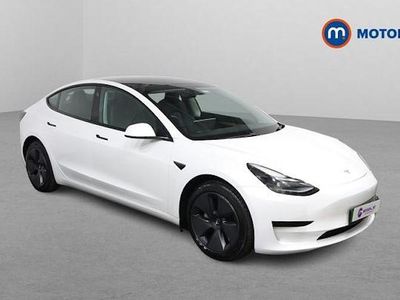 Used Tesla Model 3 Standard Range 180 kW (245 HP) 2021 White Sedan