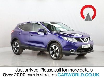 Used Nissan Qashqai N-Connecta 110 HP (80 kW) 2017 Blue SUV