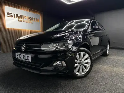Used VW Polo Match 95 HP (69 kW) 2021 Black Hatchback