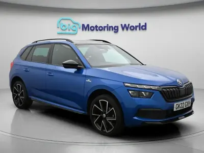 Used Skoda Kamiq Monte Carlo 110 HP (80 kW) 2022 Blue SUV