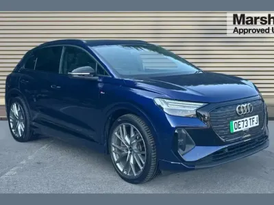 Used Audi Q4 e-tron Comfort 150 kW (204 HP) 2023 Blue SUV