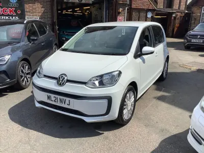 Used VW up! 65 HP (47 kW) 2021 White Hatchback