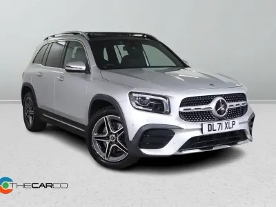 Begagnad Mercedes GLB220 AMG line 2021 Silver SUV