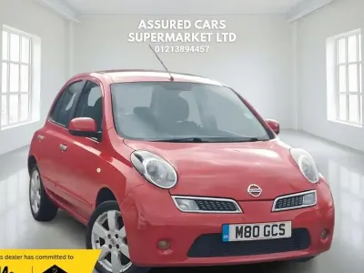 Second-hand Nissan Micra N-TEC 79 CP (58 kW) 2010 Roșu Hatchback