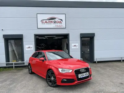 Used Audi A3 S-Line 2014 Red Hatchback