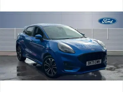 Used Ford Puma ST-Line 123 HP (90 kW) 2021 Blue SUV