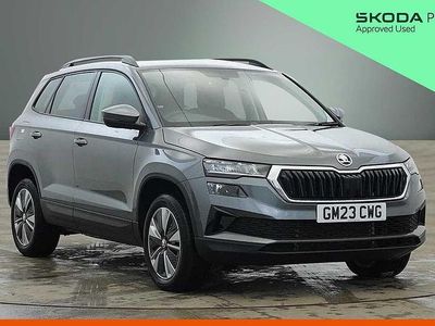 Used Skoda Karoq SE Drive 110 HP (80 kW) 2023 Graphite grey metallic SUV