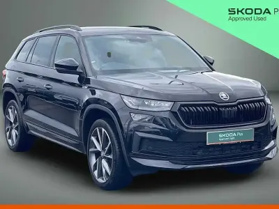 Used Skoda Kodiaq SportLine 150 HP (110 kW) 2024 Black SUV