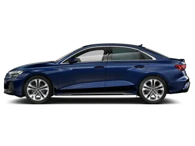 New Audi A3 S-Line 2026 Blue Sedan