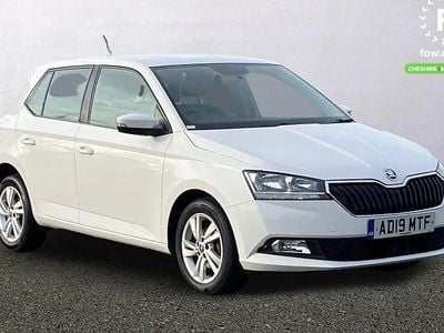 Used Skoda Fabia SE 75 HP (55 kW) 2019 White Hatchback