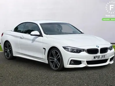 Used BMW 420 M Sport 190 HP (139 kW) 2018 White Cabriolet