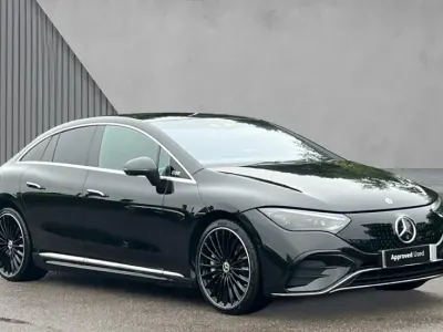Used Mercedes EQE300 AMG Line Premium Plus 180 kW (245 HP) 2022 Obsidian black metallic Sedan