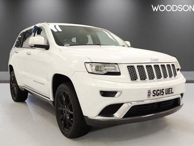 White Used 2015 Jeep Grand Cherokee Summit SUV | £13,350 (Fair price)