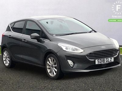 Used Ford Fiesta Titanium 100 HP (73 kW) 2018 Grey Hatchback