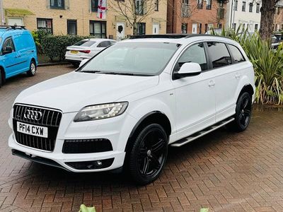 White Used 2014 Audi Q7 S-line plus SUV | £8,950 (Fair price)